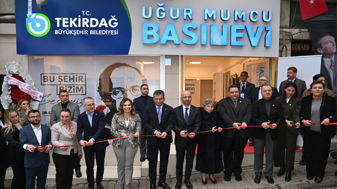 Tekirdağ Büyükşehir Belediyesi Uğur Mumcu Basınevi açıldı