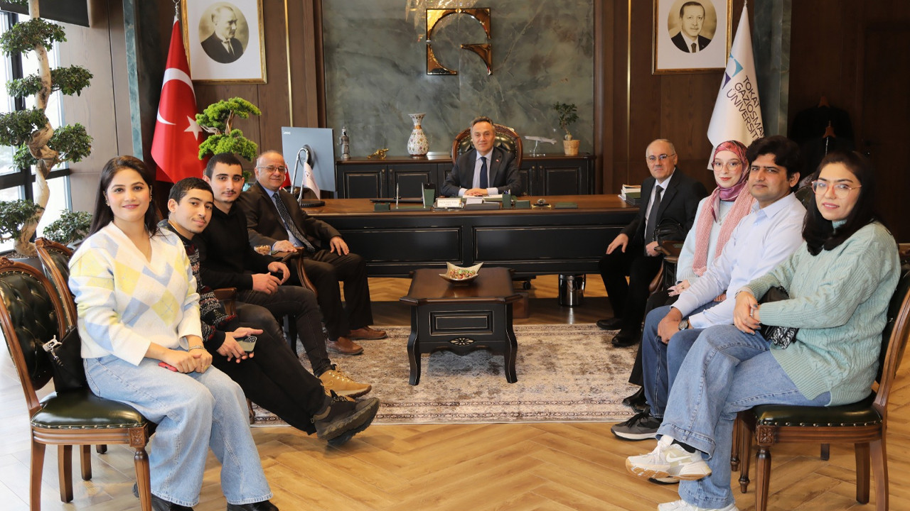 Uluslararası araştırmacılardan Rektör Yılmaz’a ziyaret