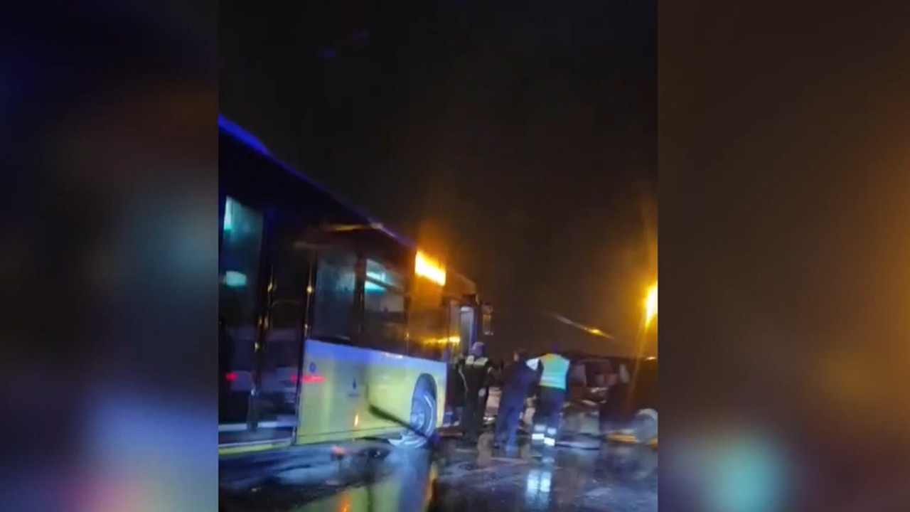 Arnavutköy’de korkunç kaza: İETT Otobüsü karşı şeride geçti: 1 ölü 1 yara