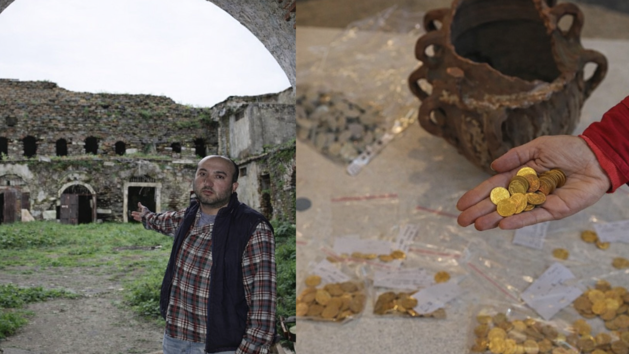 1016 tane altın buldu, tek birine bile dokunmadan devlete teslim etti