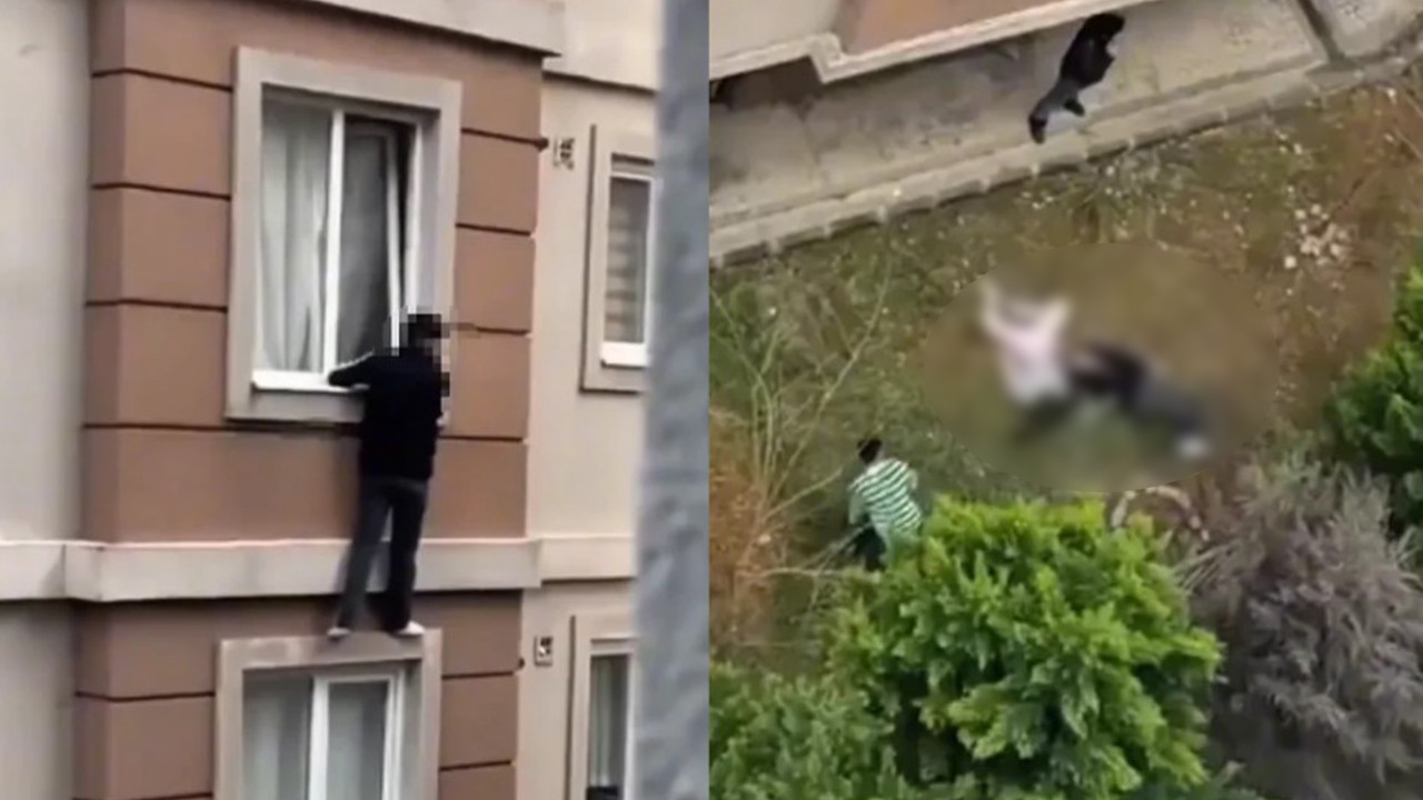Ümraniye'de korkunç olay: Aile tarafından basılan çift aşağı atladı