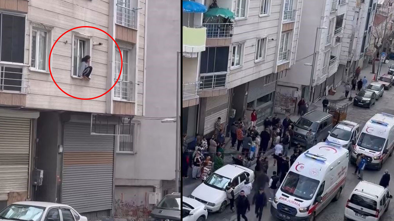 Eşi önce darp etti sonra eve kitledi iddiası: Genç kadın camdan atladı