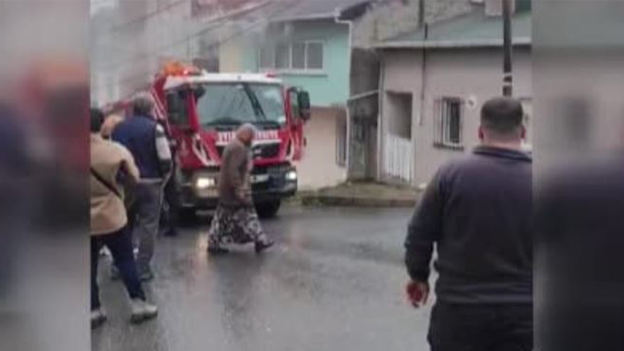 Arnavutköy’de yangın: 2 kişi dumandan etkilendi