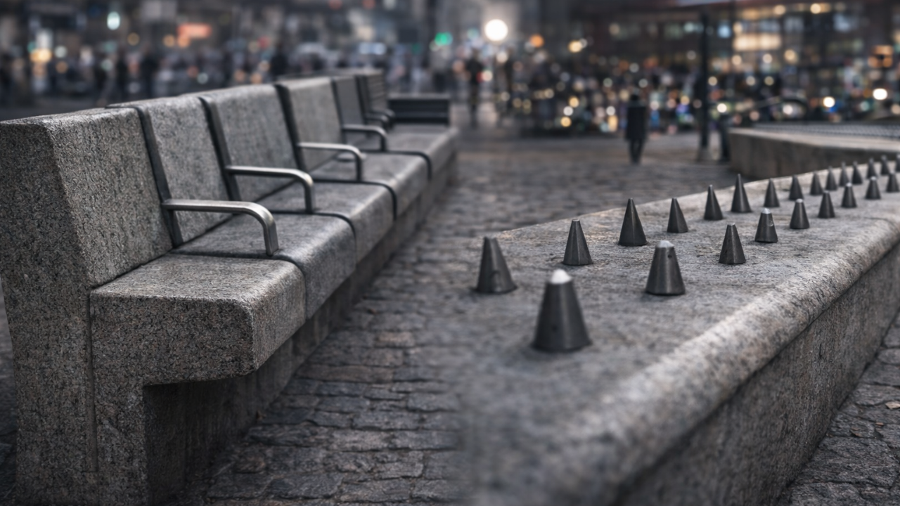 Düşman mimari giderek yayılıyor: Şehirler insan sevmiyor mu?