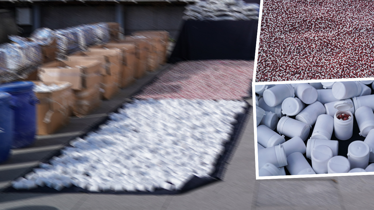 İki haftalık operasyon bilançosu: Milyonlarca hap ele geçirildi