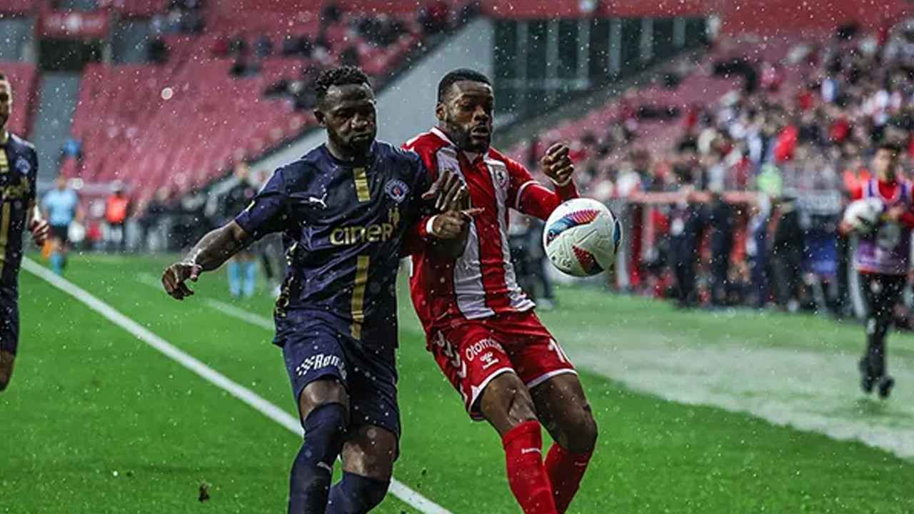 Kasımpaşa - Samsunspor maçında ilk 11'ler belli oldu