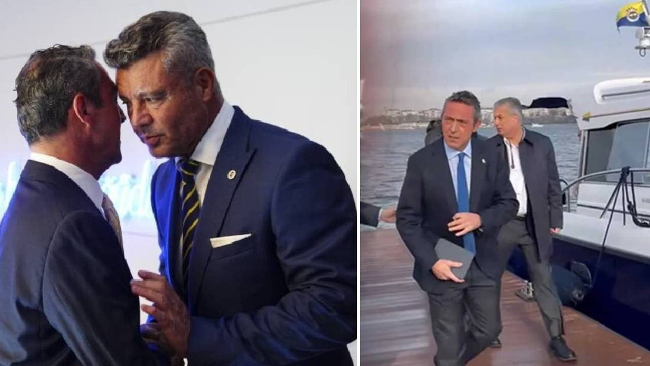 Gözler onu arıyordu… Tekneden Ali Koç çıktı: Sadettin Saran ayakta karşıladı