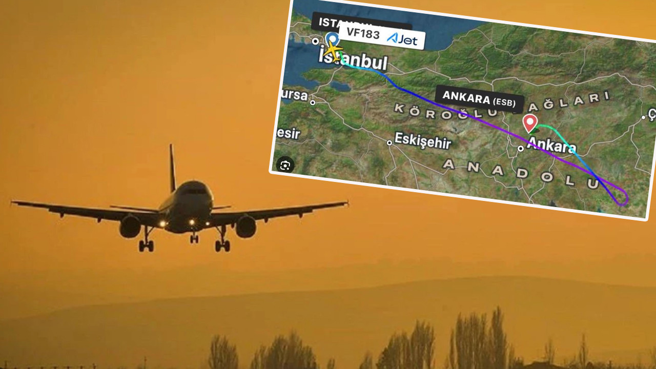 AJet uçağı Ankara’ya acil iniş yaptı: İstanbul’dan havalanıp Tahran’a gidiyordu
