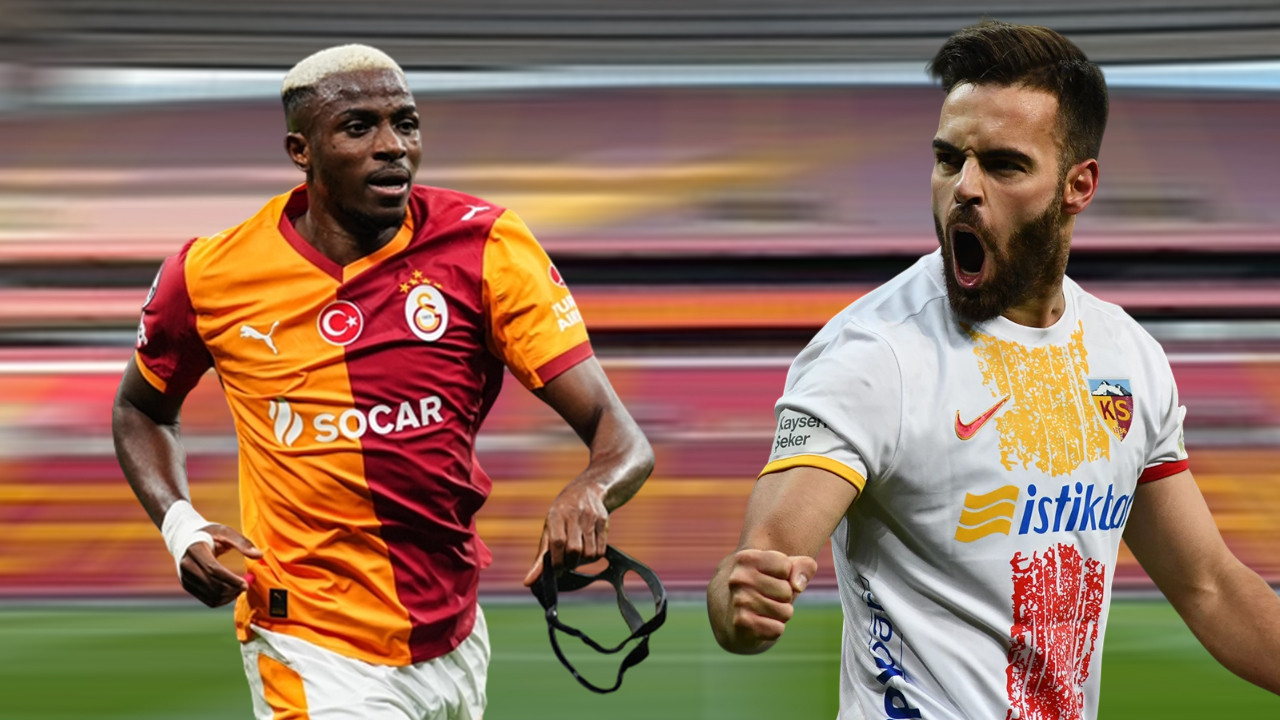 Galatasaray - Kayserispor maçının detayları