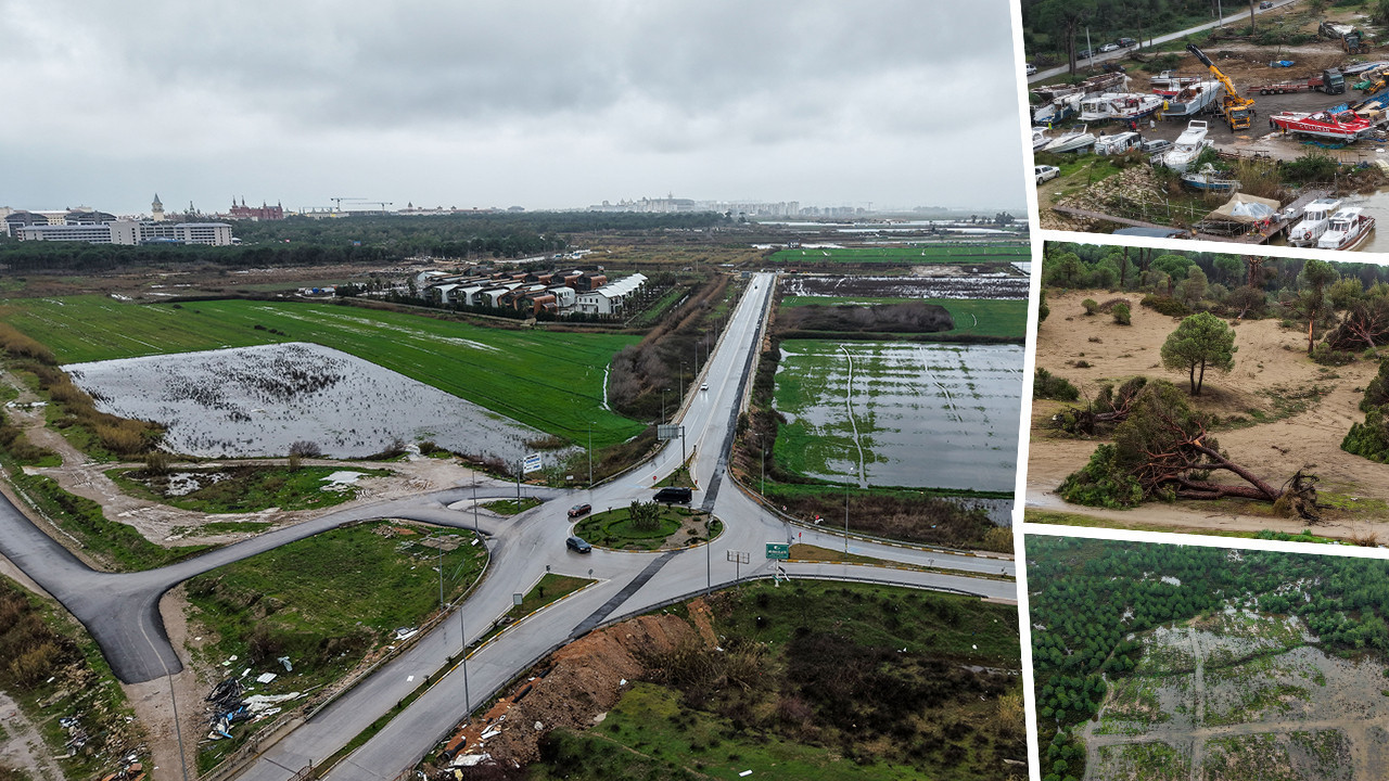 Antalya'da enkaz kaldırılıyor: Hortum kenti olumsuz etkiledi