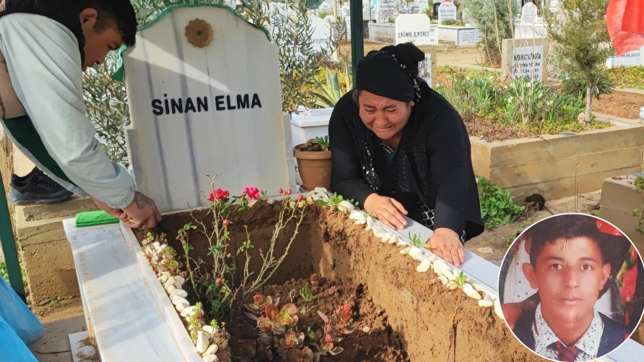Annenin feryatları yürekleri dağladı: Oğlunun mezarı çöktü: Selin getirdiği acı