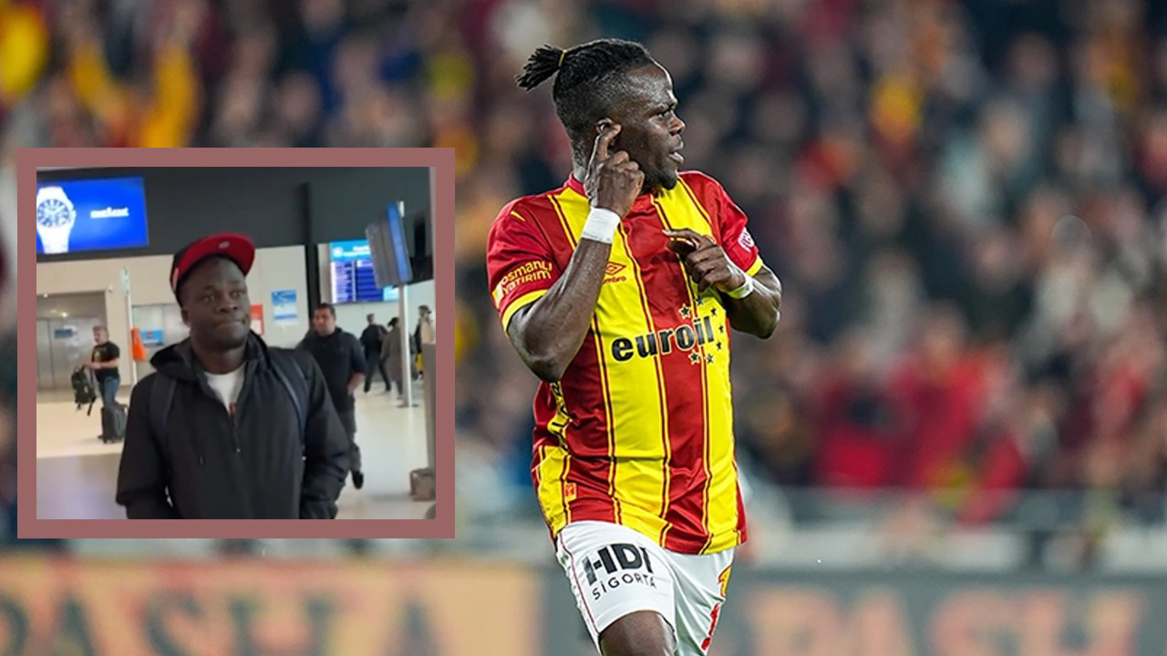 Beşiktaş'ın yeni transferi Junior Olaitan, İstanbul'a geldi.