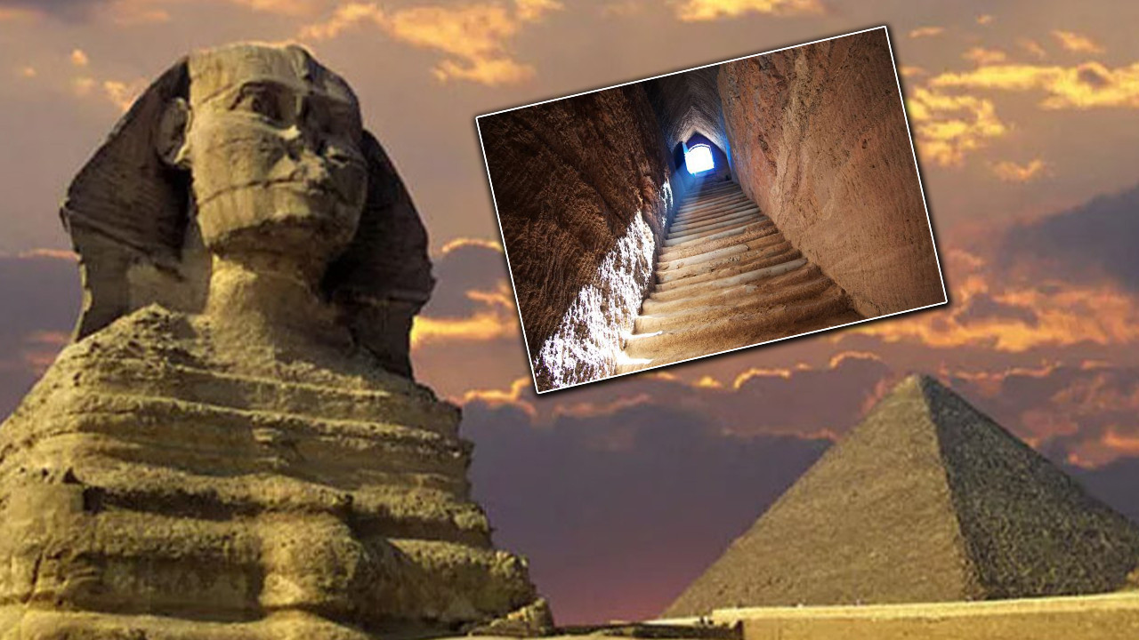 Piramitlerin altındaki gizem aralandı