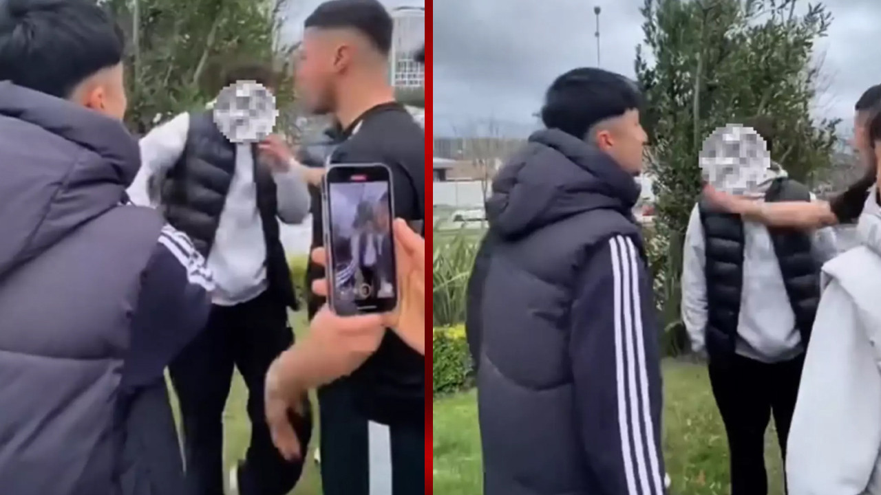 Akran zorbalığı kamerada failler yakalandı: El öptürüp darp ettiler