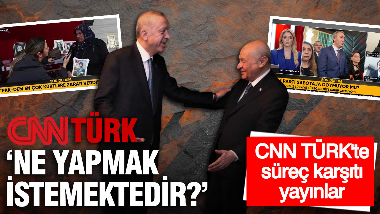 CNN TÜRK'te dikkat çeken yayın: Kürtlere en çok zararı DEM, PKK verdi