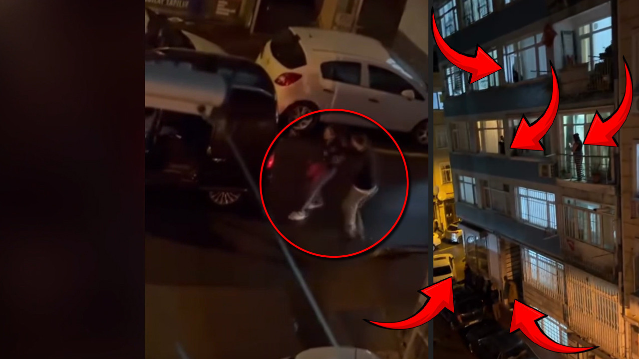 Gecenin sessizliğinde balkon tiyatrosu: “Sus oğlum, bağırma kıza”