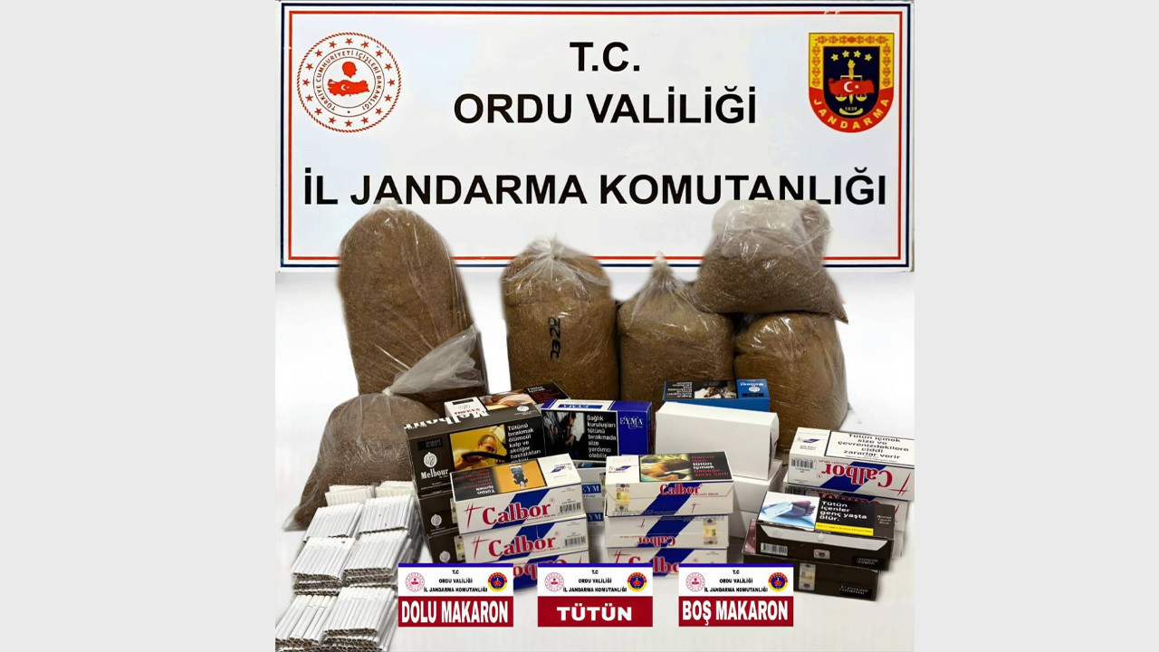 Ordu'da jandarma 61 şüpheliyi yakaladı, 21 kişi tutuklandı
