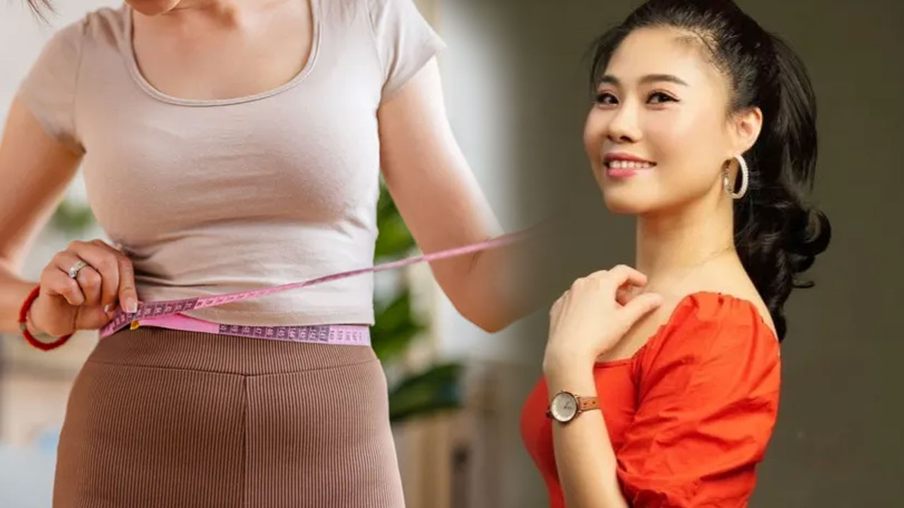 5 ayda belini 23 cm inceltti: Adeta iğne ipliğe döndü