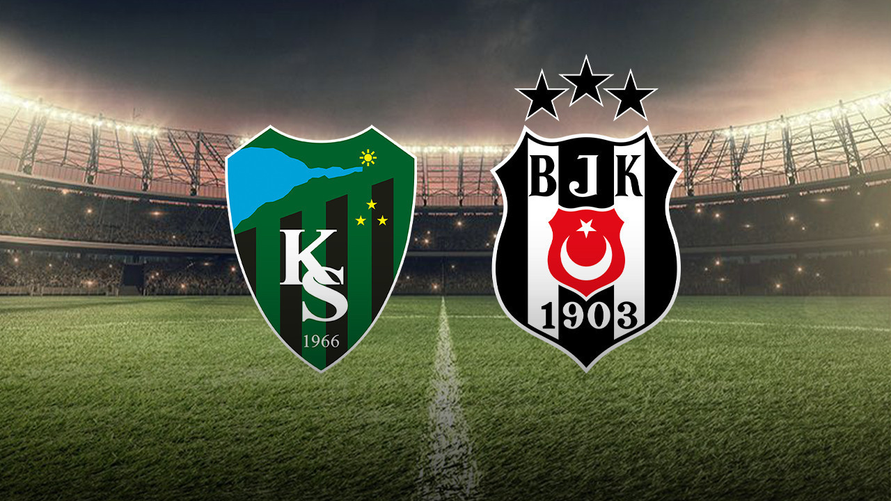 Kocaelispor-Beşiktaş maçının ilk 11'leri belli oldu