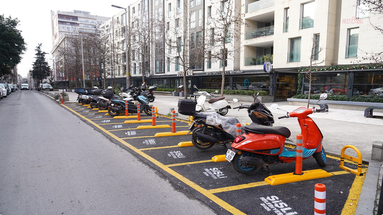 Şişli'de motosikletlilere müjde: 150 noktada park alanı