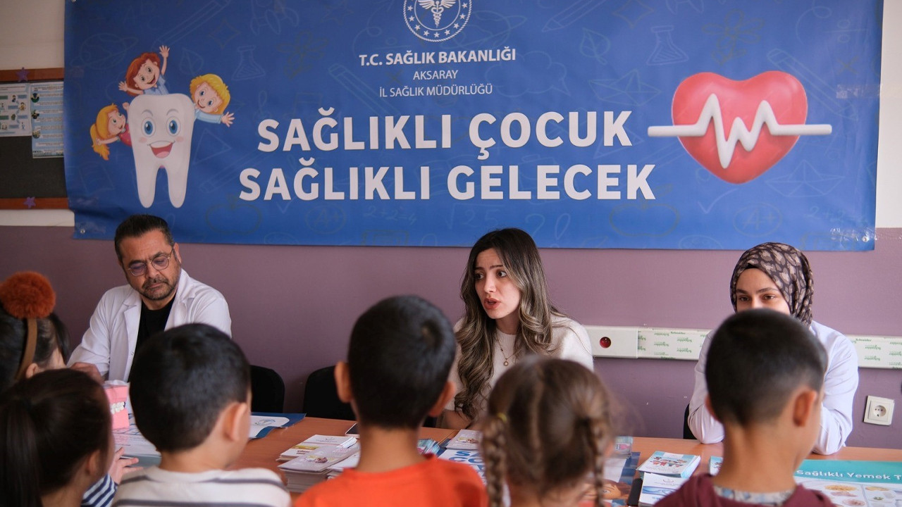 Aksaray’da geleceğe sağlık yatırımı: Çocuklar sağlık elçisi oldu