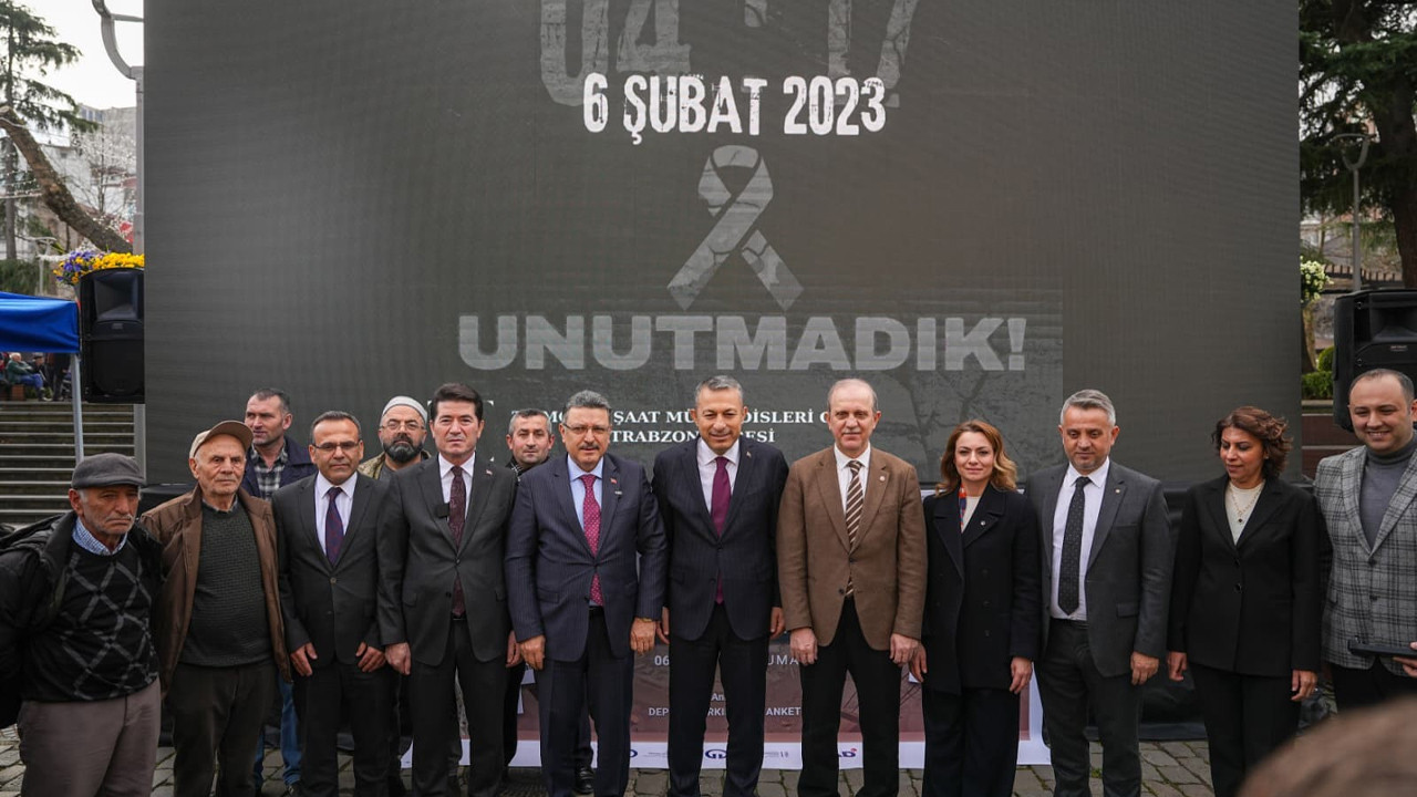 Başkan Kaya, 6 Şubat Depremleri Anma ve Farkındalık Etkinliği'ne katıldı