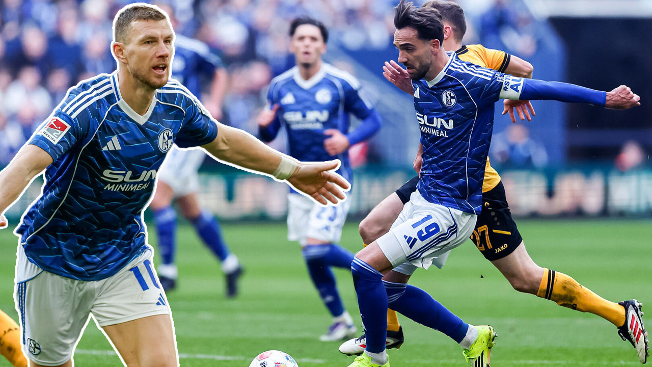 Edin Dzeko’nun golleri yetmedi: Dynamo Dresden Schalke 04’e kabusu yaşattı