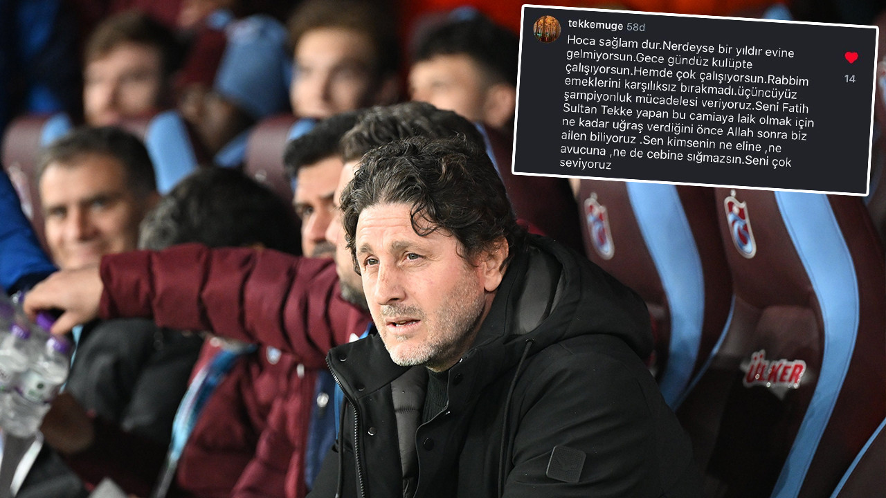 Fatih Tekke'ye eşi Müge Tekke'den anlamlı destek: 'Hoca sağlam dur'