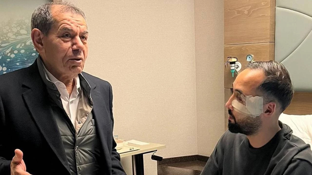 Galatasaray Başkanı Dursun Özbek, İsa Doğan'ı ziyaret etti