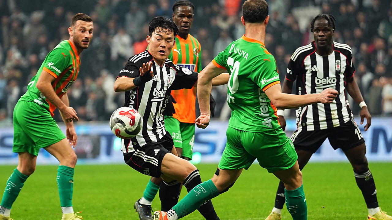 Beşiktaş evinde Alanyaspor ile berabere kaldı: Hyeongyu Oh puanı kurtardı