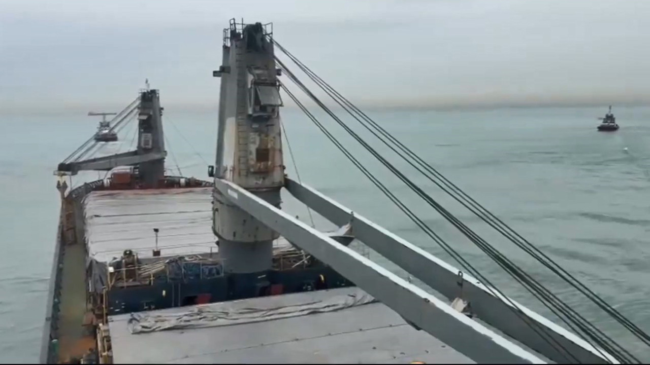 Boğaz’da bir hafta süren kurtarma operasyonu başarı ile bitti: Razouk yüzdürüldü