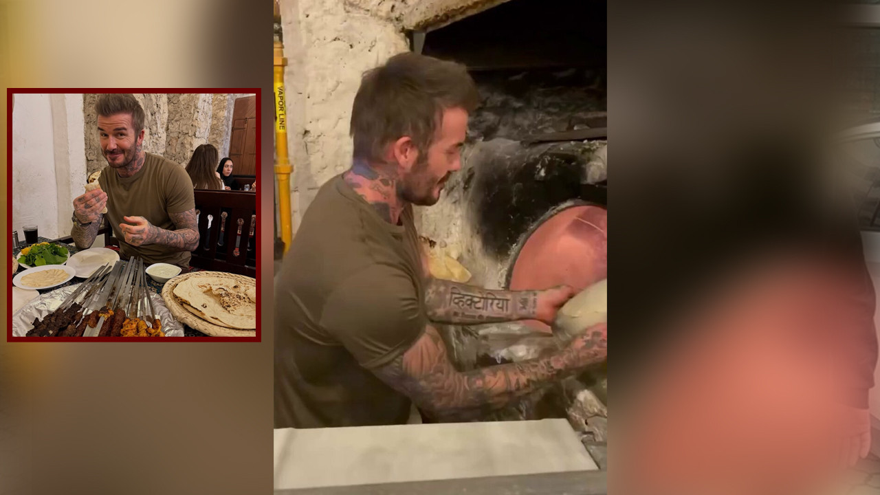 David Beckham, Katar'da kebapçıda tandır ekmeği pişirdi
