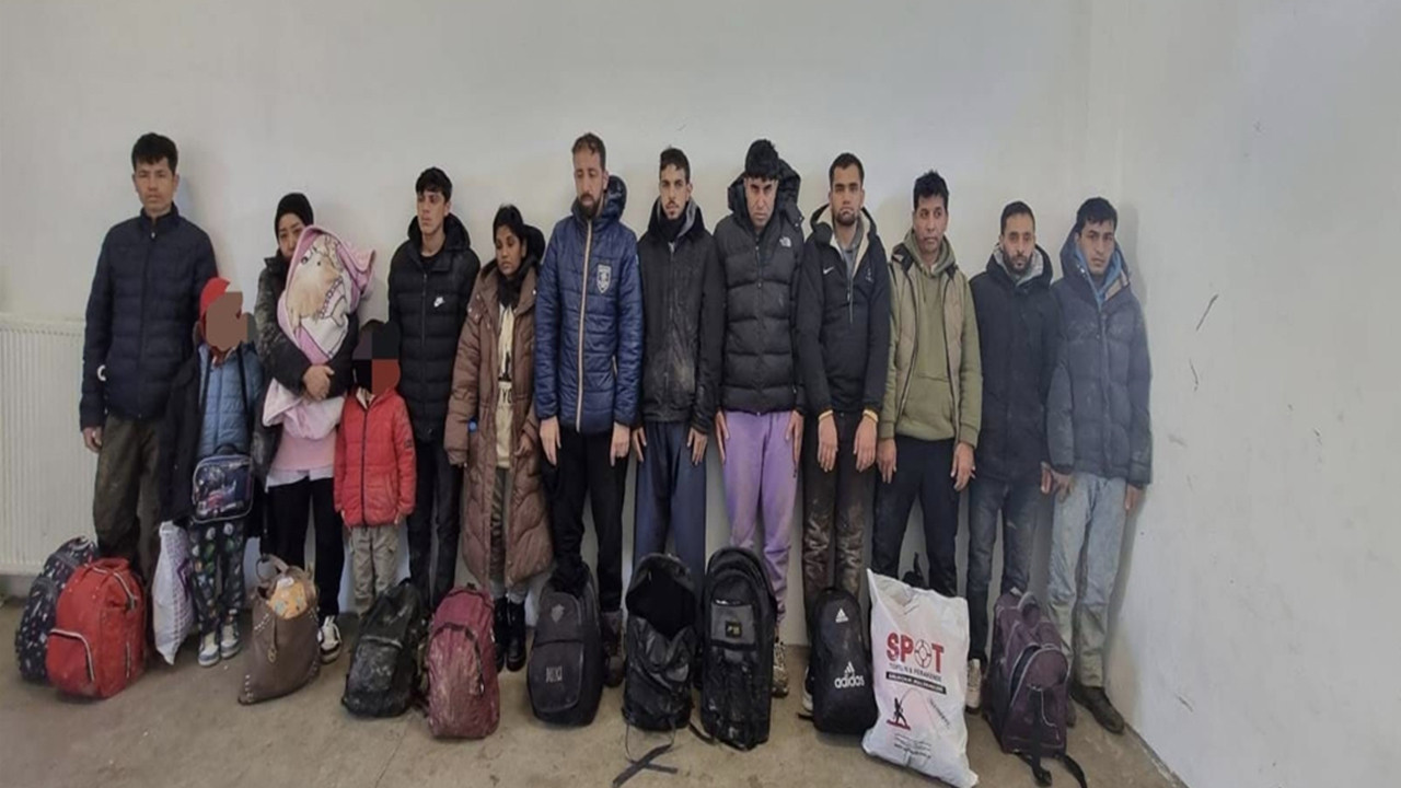 Uzunköprü’de 14 kaçak göçmen yakalandı