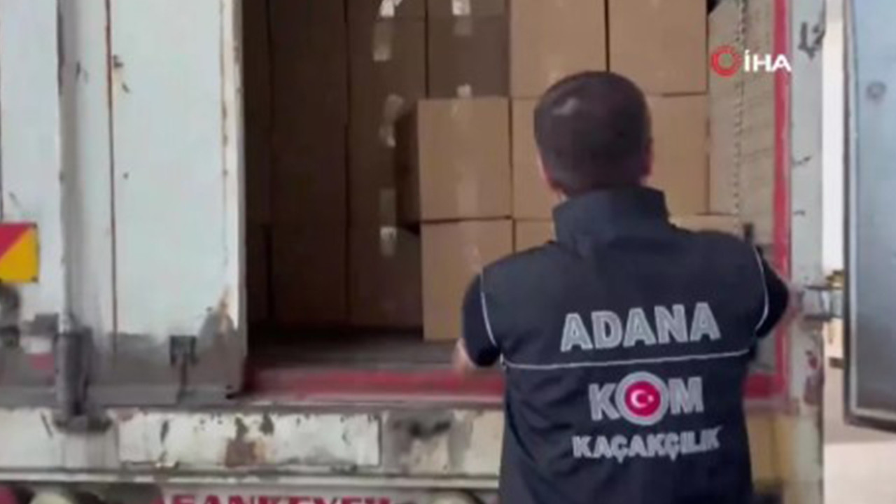 Adana’da ele geçirildi: Tam 2 ton 500 kilo