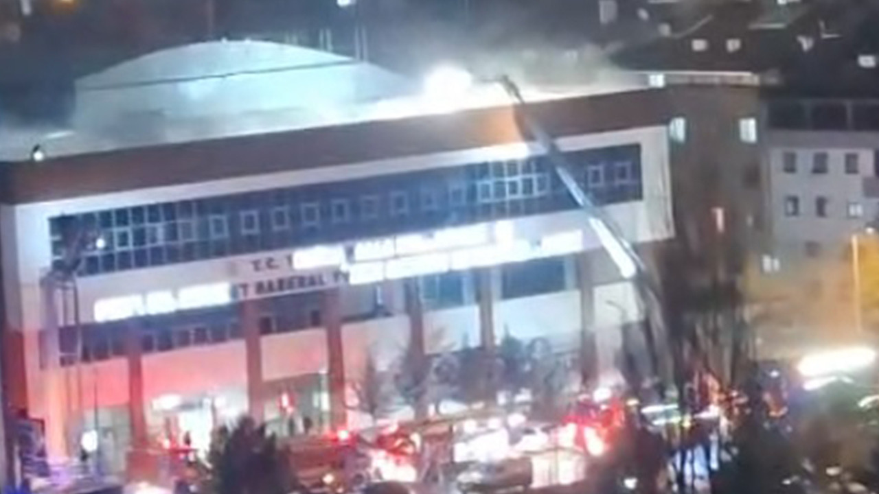 Başkentte saunada çıkan yangın söndürüldü