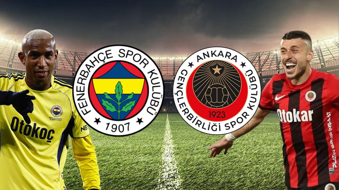 Fenerbahçe-Gençlerbirliği maçının ilk 11'leri belli oldu