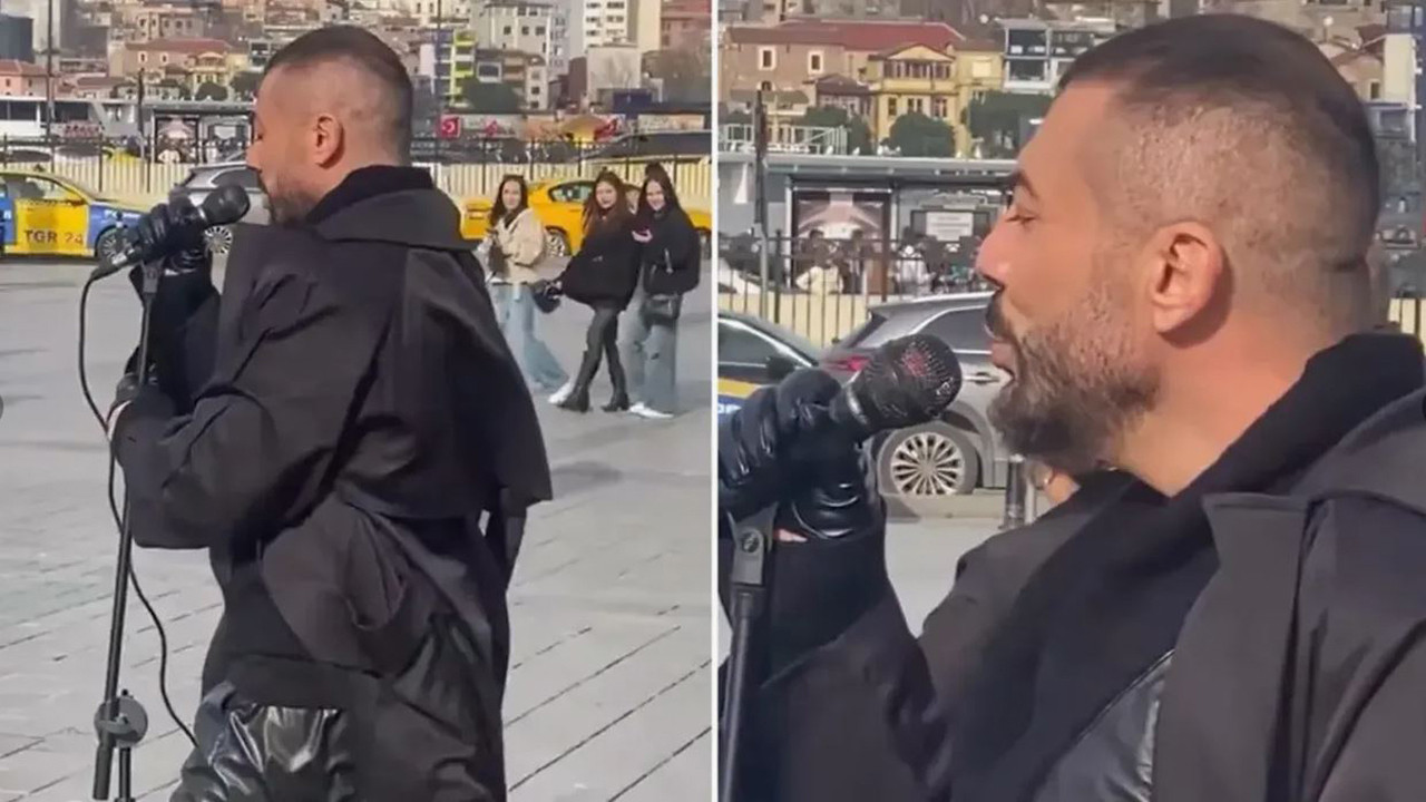 İstanbul'un ortasında mikrofonu kaptı: Sokak sanatçısı sandılar, 2000'lerin pop yıldızı Rober Hatemo çıktı