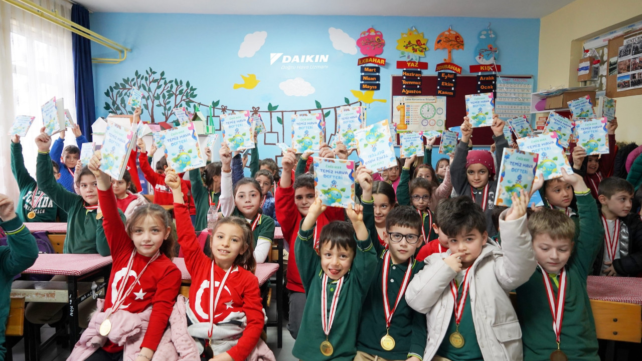 Daikin temiz hava bilincini yaymaya devam ediyor! 5 yeni okulda daha temiz hava sınıfı