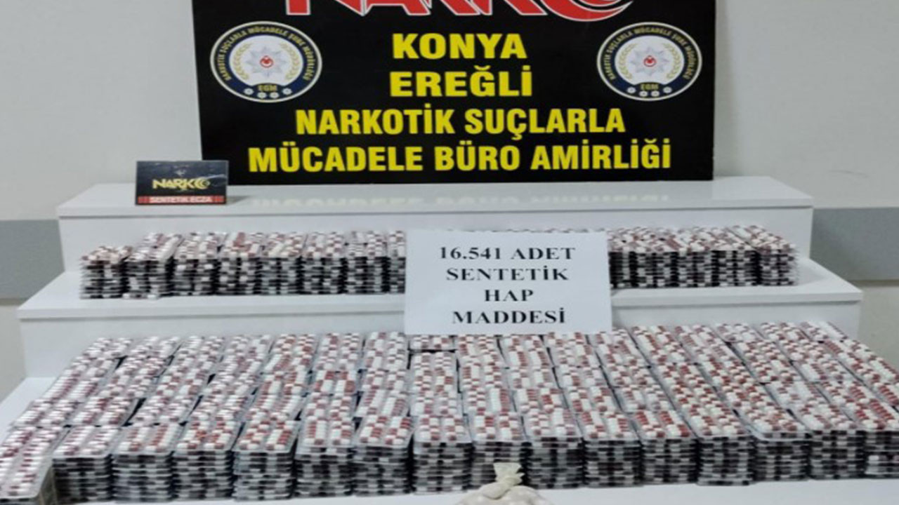 Polisten zehir sevkiyatına darbe: Binlerce hap ele geçirildi