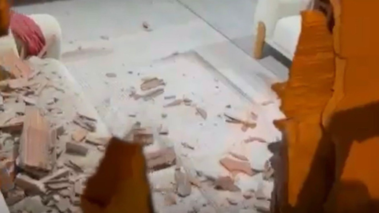 Talihsizliğin böylesi... Evinde otururken kazada yaralandı