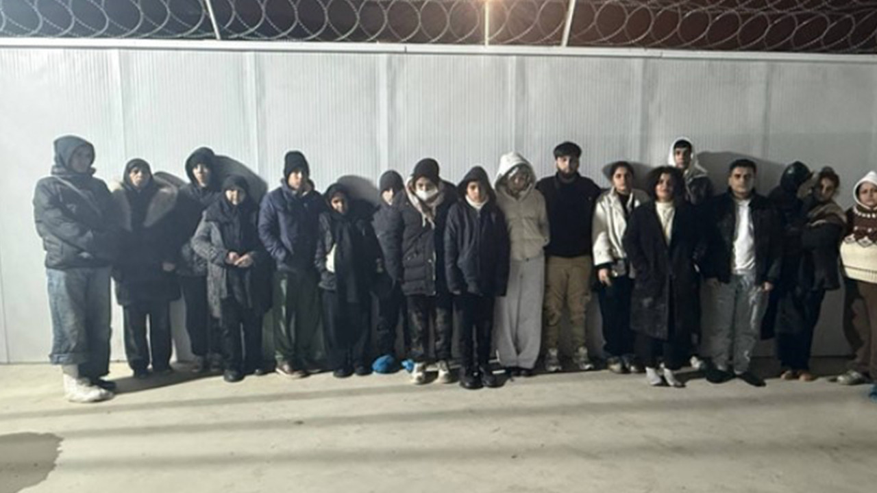 18 düzensiz göçmen yakalandı