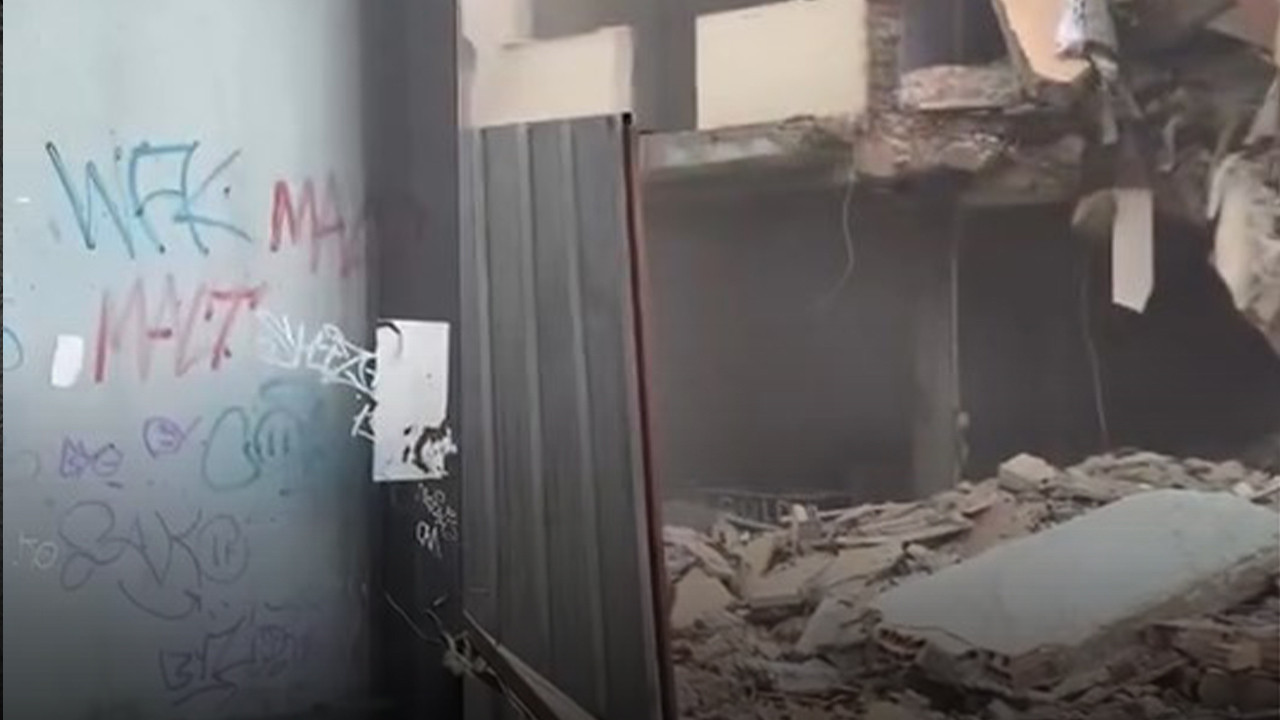 Kentsel dönüşüm çalışmasında facia kıl payı atlatıldı