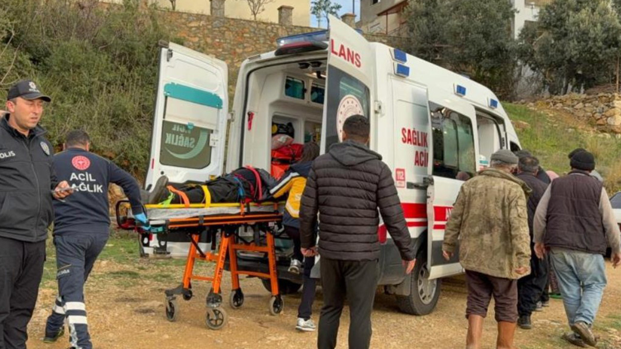 Motosiklet uçuruma yuvarlandı: 2 yaralı var