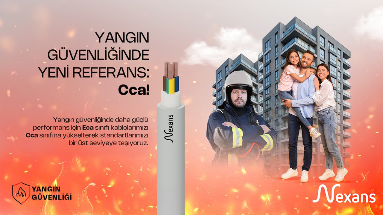 Nexans Türkiye, kablolarda yangın güvenliği standartlarını yükseltiyor