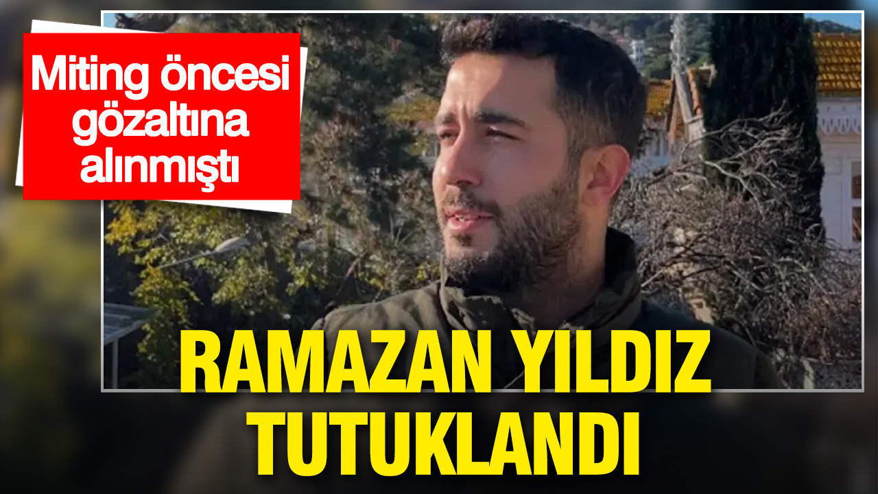 CHP Adalar Gençlik Kolları Başkanı Ramazan Yıldız tutuklandı