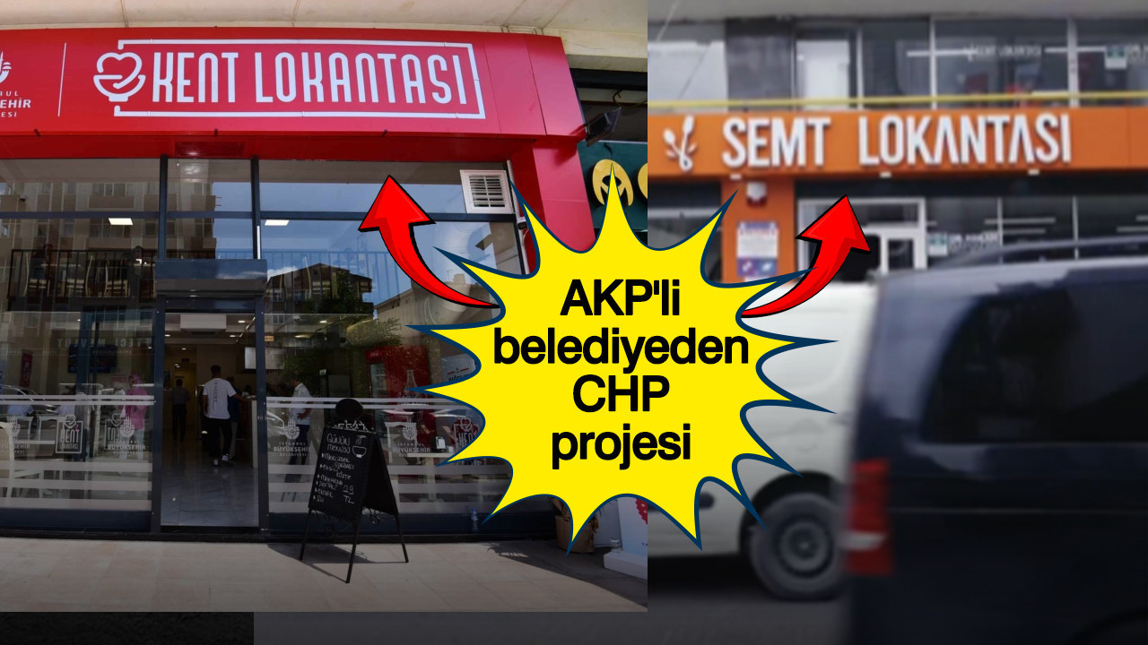 AKP'li belediye İmamoğlu'nun projesini kopyaladı
