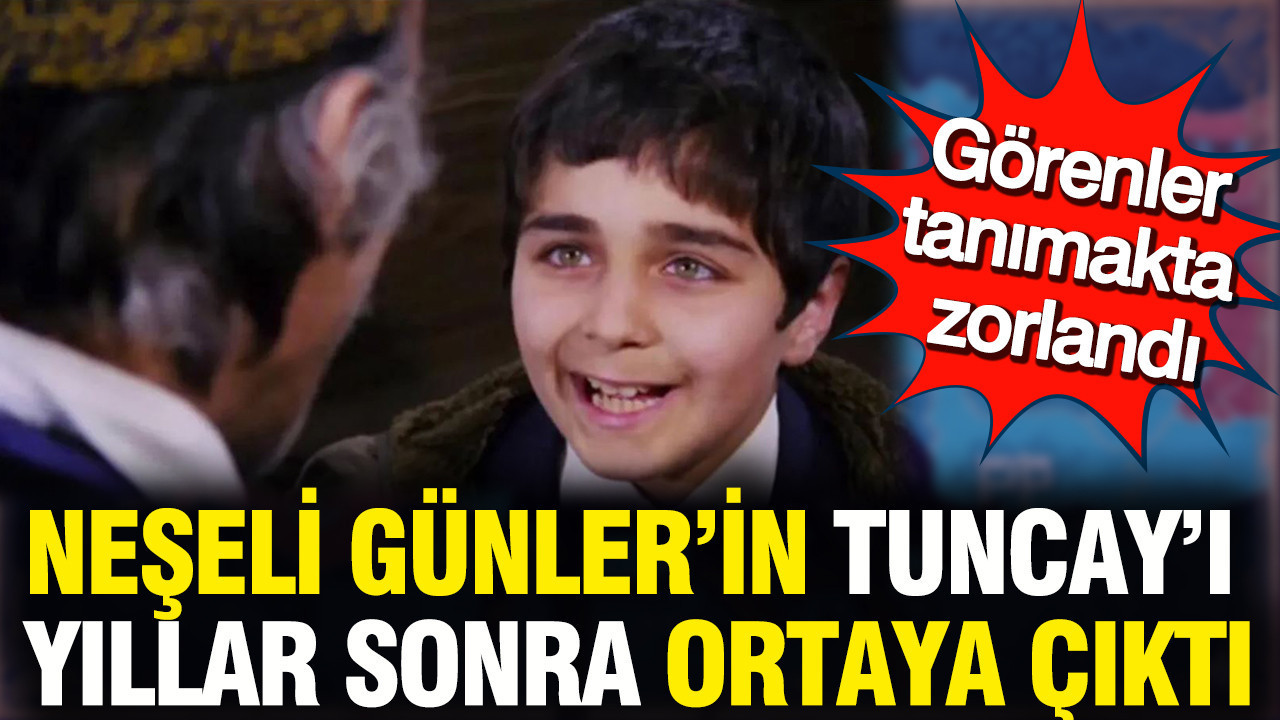 Neşeli Günler’in Tuncay’ı Necati Aslan yıllar sonra ortaya çıktı: Görenler tanımakta zorlandı