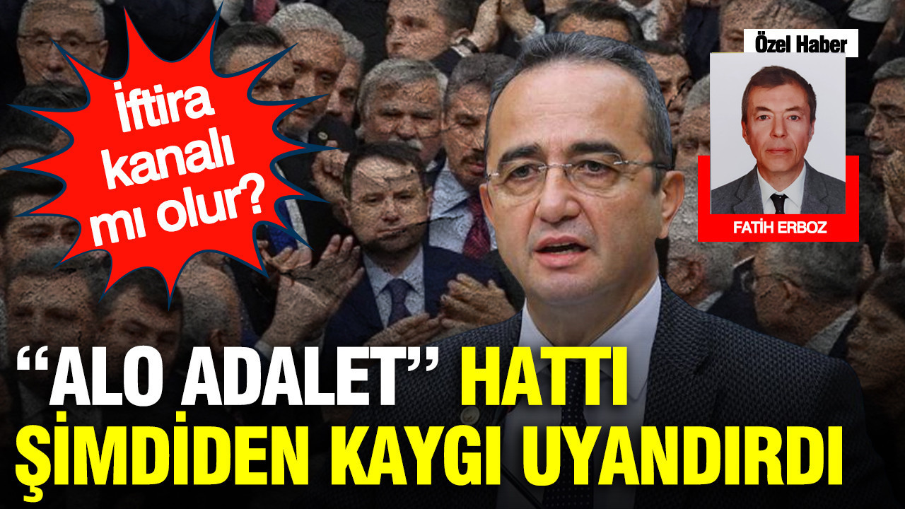“Alo Adalet” hattı şimdiden kaygı uyandırdı… İftira kanalı mı olur?