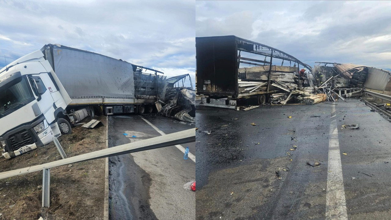 Bulgaristan'da feci TIR kazası: 2 Türk şoför hayatını kaybetti