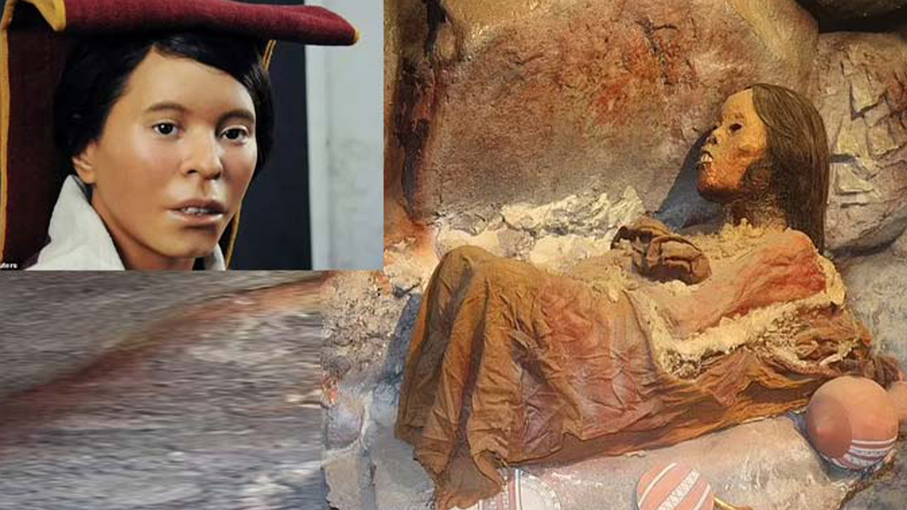 Buzların kraliçesi 500 yıl sonra gözlerini açtı... Yüzü ilk kez sergilendi